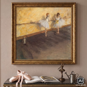 dansers op de balie door Edgar Degas, ballet Poster