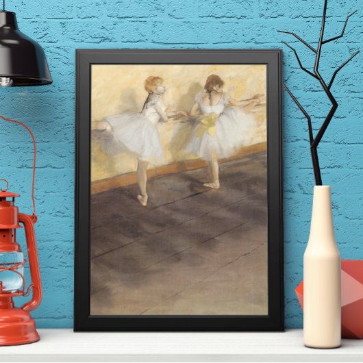 dansers op de balie door Edgar Degas, ballet Poster