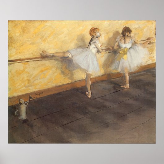 dansers op de balie door Edgar Degas, ballet Poster (Voorkant)