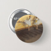 dansers op de balie door Edgar Degas,  ballet Ronde Button 5,7 Cm (Voorkant /achterkant)
