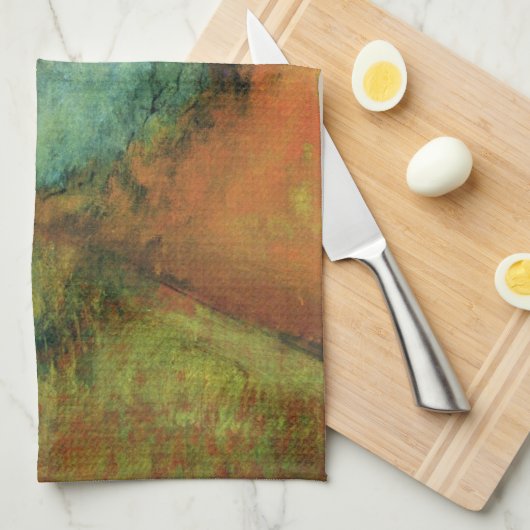 dansers op de balie door Edgar Degas,  ballet Theedoek (Quarter Fold)