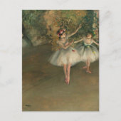 Dansers op het podium Edgar Degas Briefkaart (Voorkant)