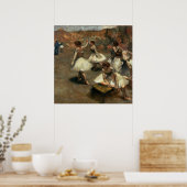 Dansers op het podium - Edgar Degas - c1889 Poster (Keuken)