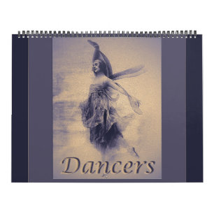 Dansers opnieuw voorgesteld Muurkalender van twaal Kalender