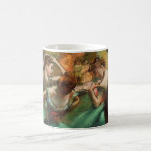 Dansers, Roze en Groen van Degas, Kunst Koffiemok