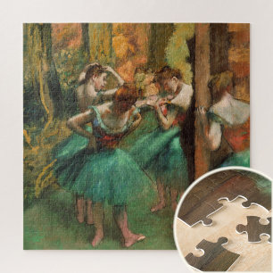 Dansers, Roze en Groen van Degas, Kunst Legpuzzel