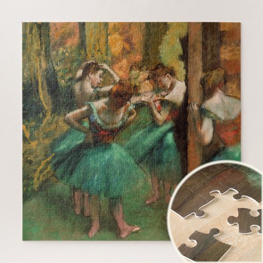 Dansers, Roze en Groen van Degas, Kunst Legpuzzel