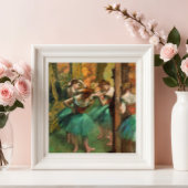 Dansers, Roze en Groen van Degas, Kunst Poster