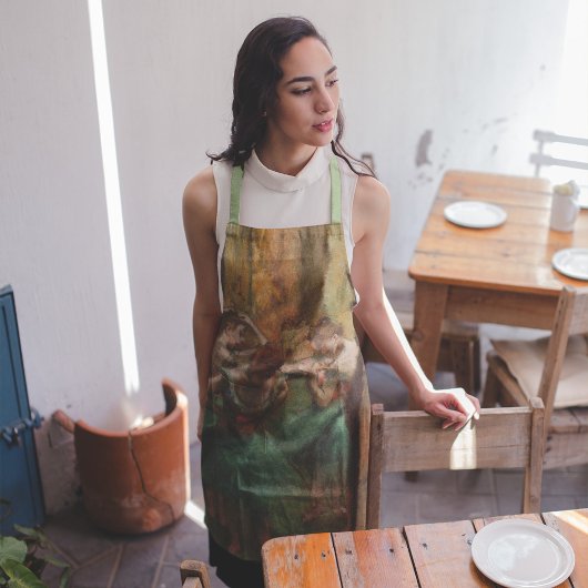 Dansers, Roze en Groen van Degas, Kunst Schort