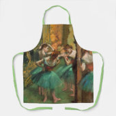 Dansers, Roze en Groen van Degas, Kunst Schort (Voorkant)
