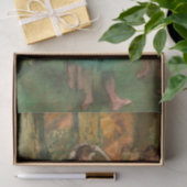 Dansers, Roze en Groen van Degas, Kunst Tissuepapier (Geschenk)