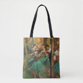 Dansers, Roze en Groen van Degas, Kunst Tote Bag (Voorkant)