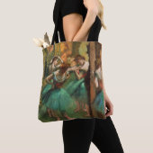 Dansers, Roze en Groen van Degas, Kunst Tote Bag (Dichtbij)