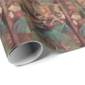 dansers, roze en groen van Edgar Degas Cadeaupapier (Rol Hoek)