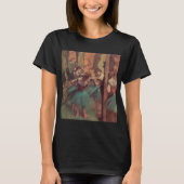 dansers, roze en groen van Edgar Degas T-shirt (Voorkant)