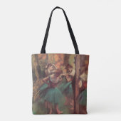 dansers, roze en groen van Edgar Degas Tote Bag (Achterkant)