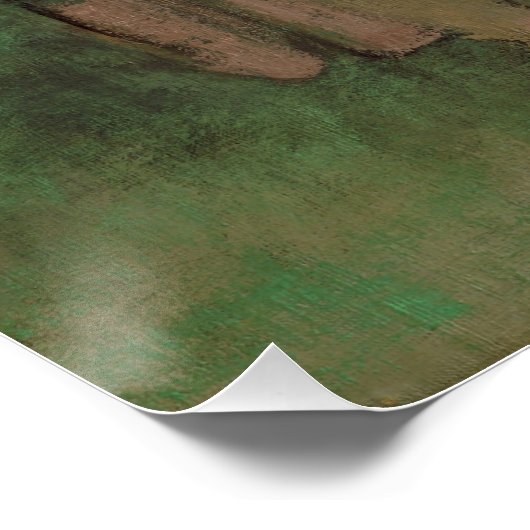 Dansers, Roze en Groene Edgar Degas Perfect Poster (Hoek)