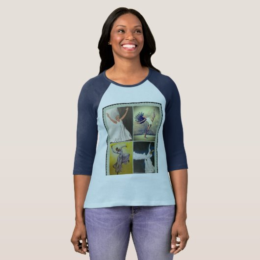 dansers t-shirt (Voorkant volledig)