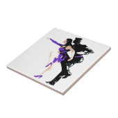 dansers tegeltje (Zijkant)