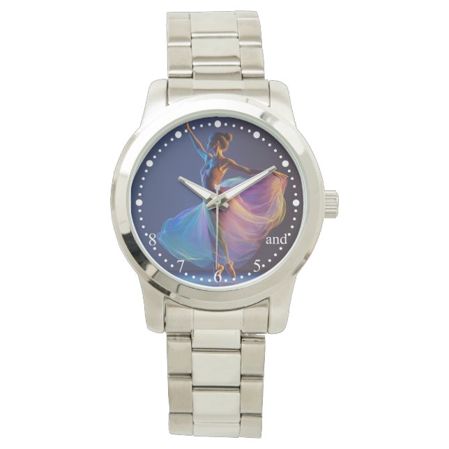 Dansers Tijd...en 5 6 7 8 Horloge (Voorkant)