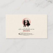 Dansers Visitekaartje (Disco Ball BG v2) (Voorkant)