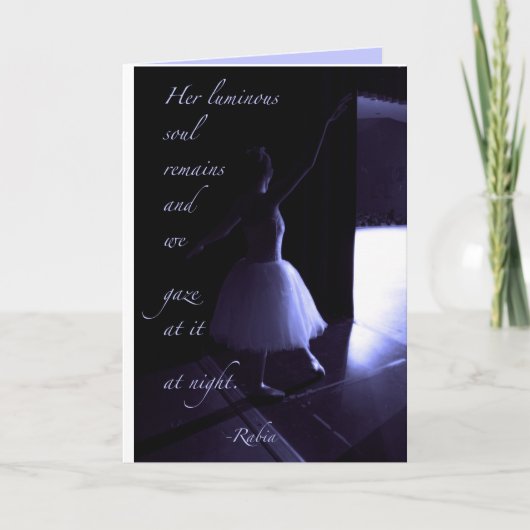 Dansers Voorbereiding Kaart Blauw (Voorkant)