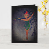 DANSERSVERJAARDAG KAART (Gele Bloem)