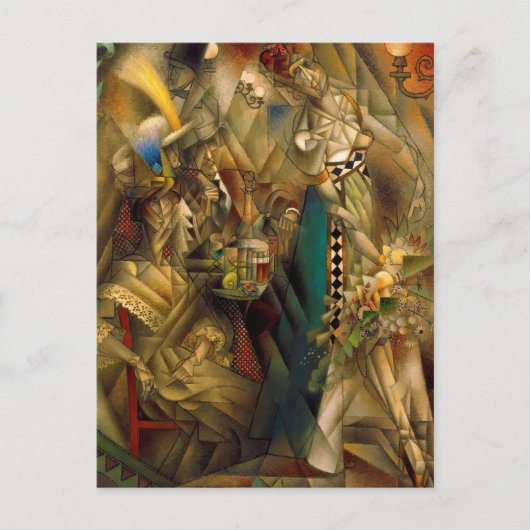 Danseuse au café (Dancer in a Cafe) van Metzinger Briefkaart (Voorkant)