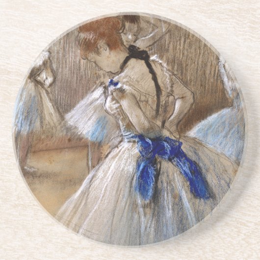 Danseuse (danser), Edgar Degas Zandsteen Onderzetter (Voorkant)