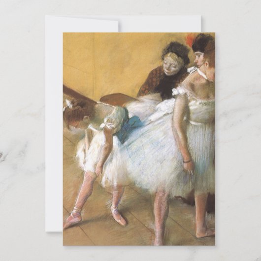 Dansexamen van Edgar Degas, Oude Ballet (Voorkant)