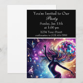 Dansfeest: Ritme Glans Kaart (Voorkant / Achterkant)