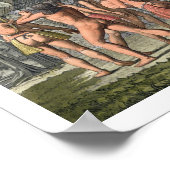 Dansfestival van de Camacani-indianen in Brazilië, Poster (Hoek)