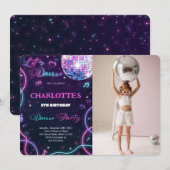 Dansfoto uitnodiging (Voorkant / Achterkant)