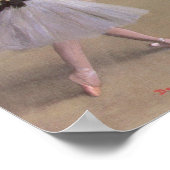 Dansfoyer in de Opera van Edgar Degas Poster (Hoek)