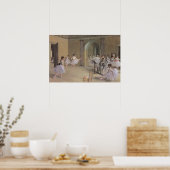 Dansfoyer in de Opera van Edgar Degas Poster (Keuken)