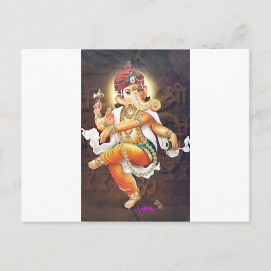 dansganesha briefkaart (Voorkant)