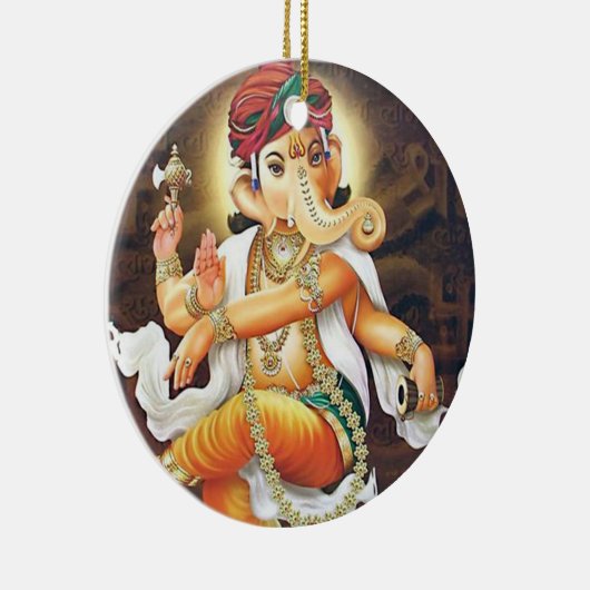 dansganesha keramisch ornament (Rechts)