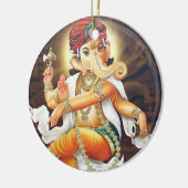 dansganesha keramisch ornament (Links)