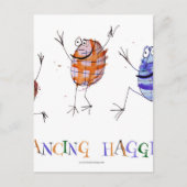 danshaggis briefkaart (Voorkant)