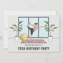 Danshouding Fitness Vrouw Yoga Verjaardagsfeest