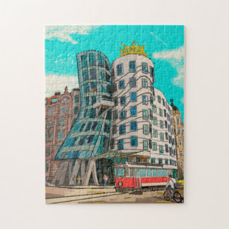 DansHouse Prague Czech Republic Whimsical Art Legpuzzel