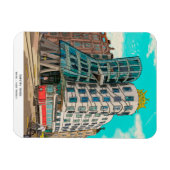 DansHouse Prague Czech Republic Whimsical Art Magneet (Horizontaal)