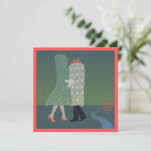 Danshuis Kaart (Staand voorkant)