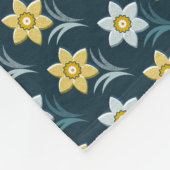 Dansingsdaffodil Fleece Deken (Hoek)