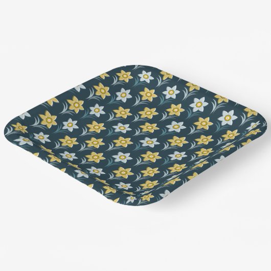 Dansingsdaffodil Papieren Bordje (Gebogen)