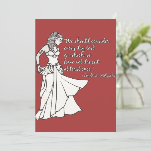 Dansingsdagen Kaart (Staand voorkant)