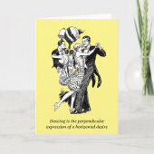 Dansingskaart Feestdagen Kaart (Voorkant)