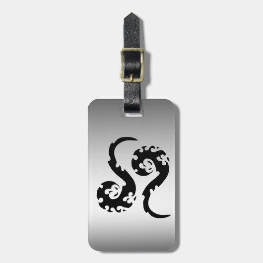 Dansingstekeningen Bagagelabel (Voorkant verticaal)