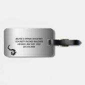 Dansingstekeningen Bagagelabel (Achterkant horizontaal)