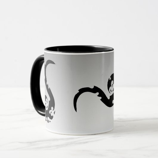 Dansingstekeningen Mok (Voorkant links)